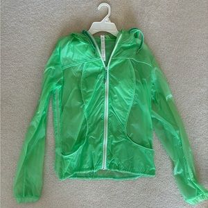 Green lululemon windbreak